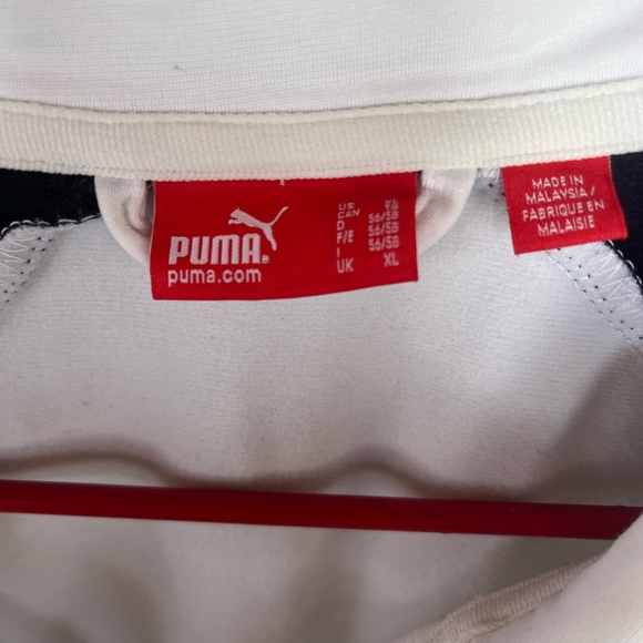 Black and white Puma jacket size XL - Picture 2 of 4